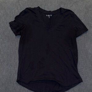 LOFT Blue V-Neck Top